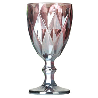 Multicolored Carved Wine Glass Souris (4 Colors)