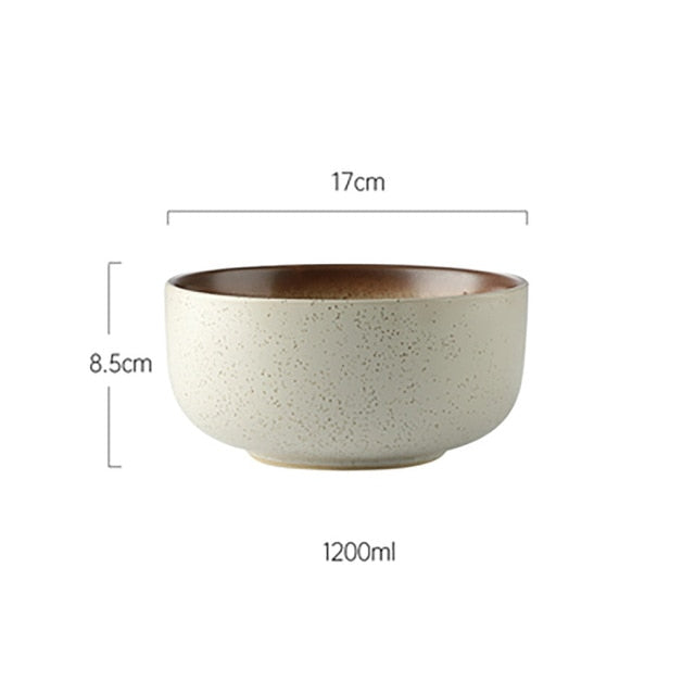 Ceramic Noodle Bowl Lucerne (4 Colors)