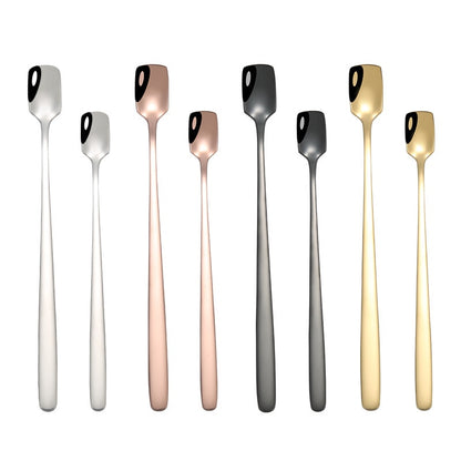 Long Handle Stainless Steel Spoon Mountain (4 Colors)