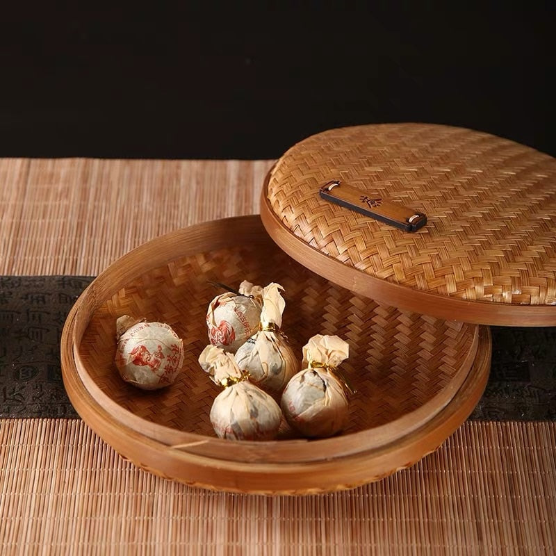 Cesta de almacenamiento de té Aldecoa (3 diámetros)