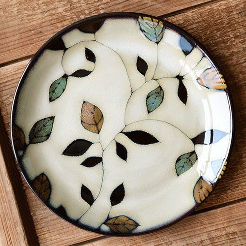 Flowers Ceramic Plate Patrick (8 Styles)