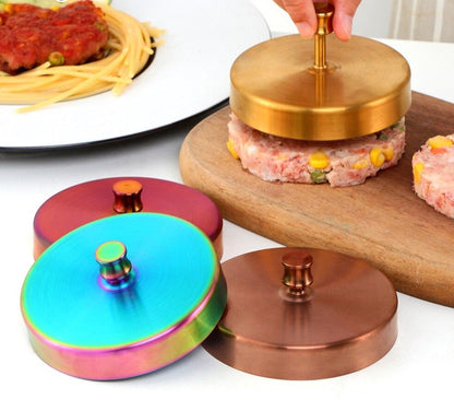 Stainless Steel Non-stick Hamburger Mold Ouse (5 Color)