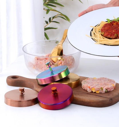 Stainless Steel Non-stick Hamburger Mold Ouse (5 Color)