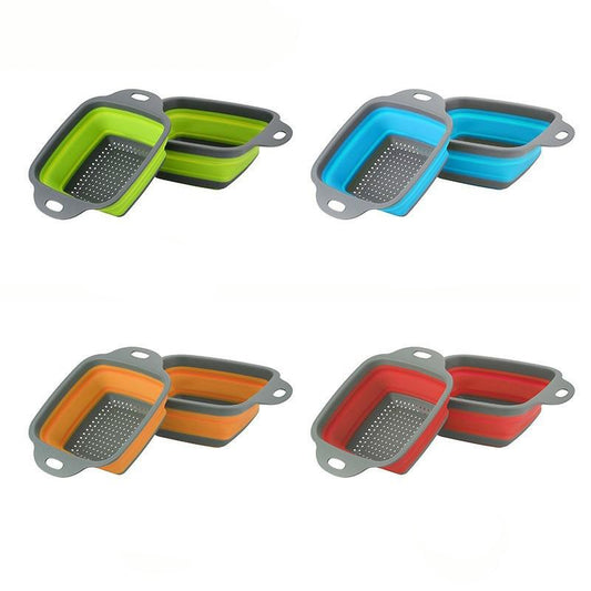 Portable Silicone Strainer Lawers (4 Colors)
