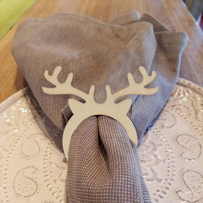 Reindeer Napkins Ring Set Peñalara