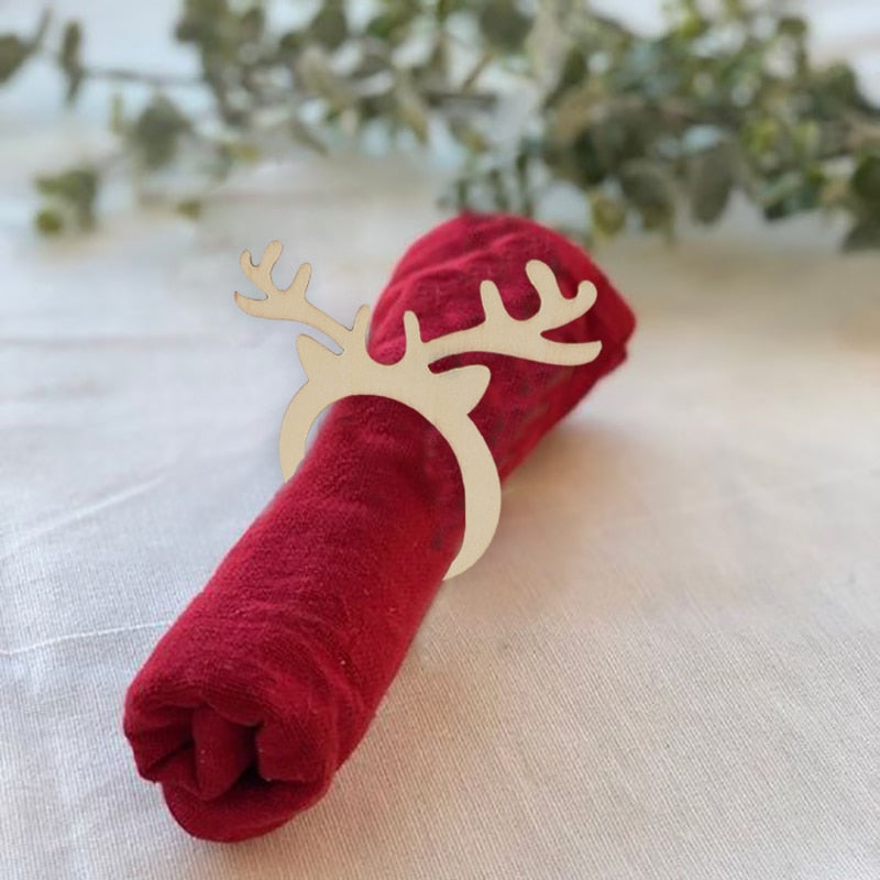 Reindeer Napkins Ring Set Peñalara