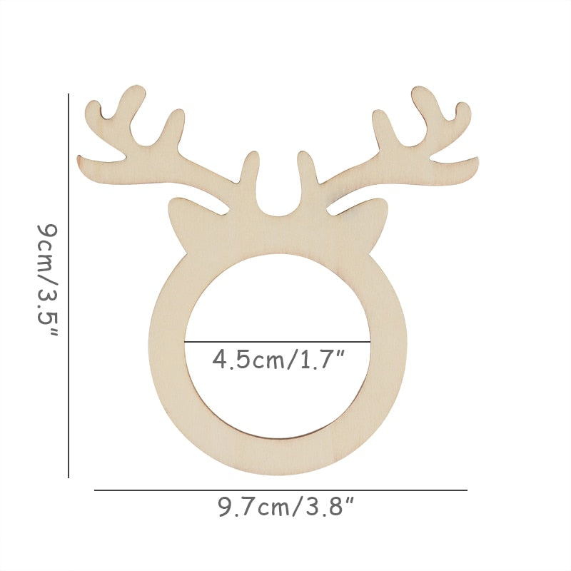 Reindeer Napkins Ring Set Peñalara