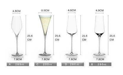 Champagne Flutes Zermatt (4 Models)