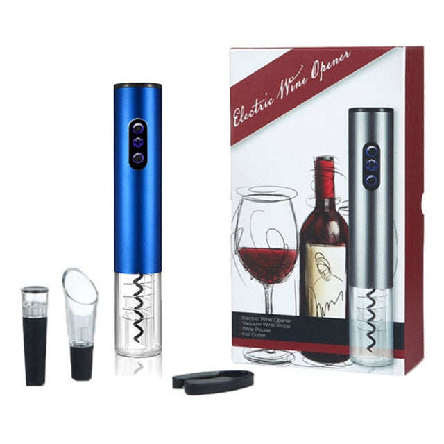 Electric Wine Bottle Opener Set Triora (3 Colors)