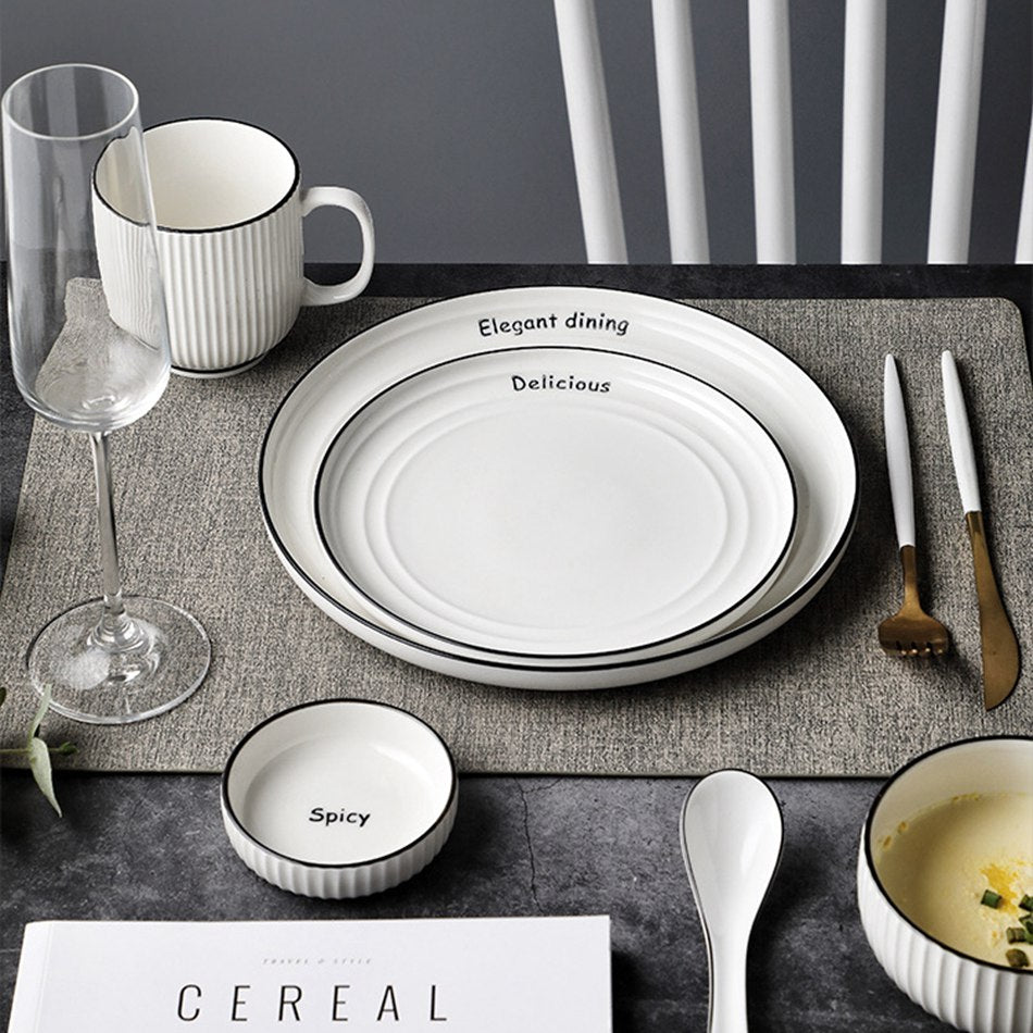 Ceramic Dinner Plate Gustav
