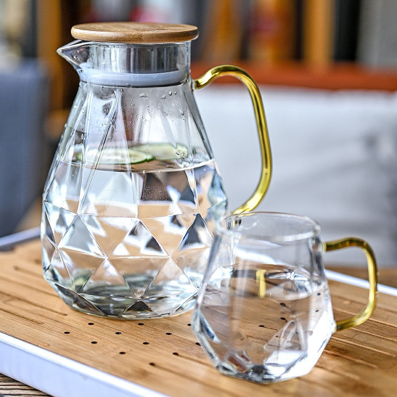 Water Jug With Cups Gatsby