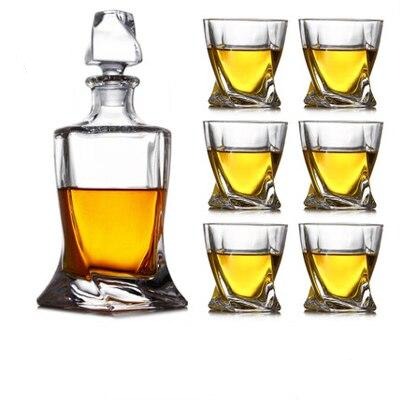 Whiskey Set Bottle and 6 Cups Taos