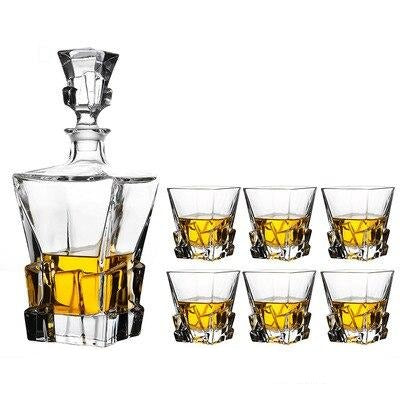 Whiskey Set Bottle and 6 Cups Werfen