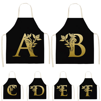 Alphabet Kitchen Apron Marbore (26 Letters)