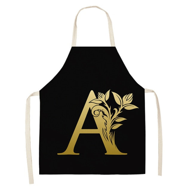 Alphabet Kitchen Apron Marbore (26 Letters)