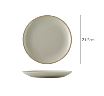 Ceramic Plates Clovelly (3 Colors and 2 Sizes)