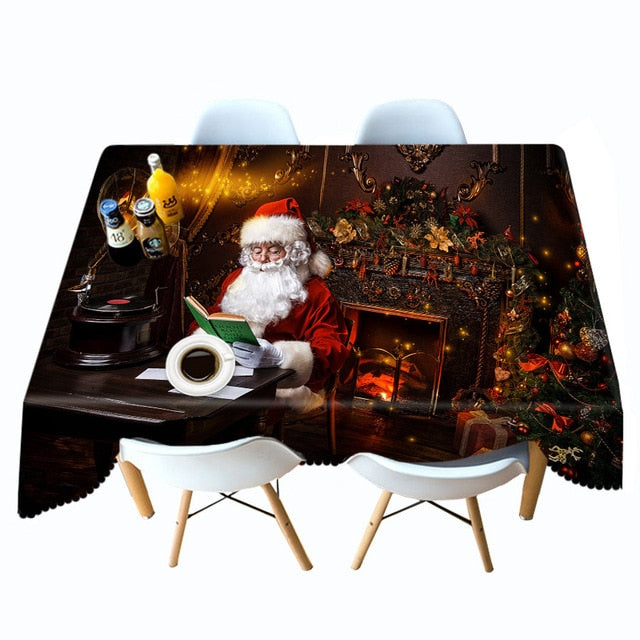 3D Christmas Tablecloth Ouse (6 Styles)