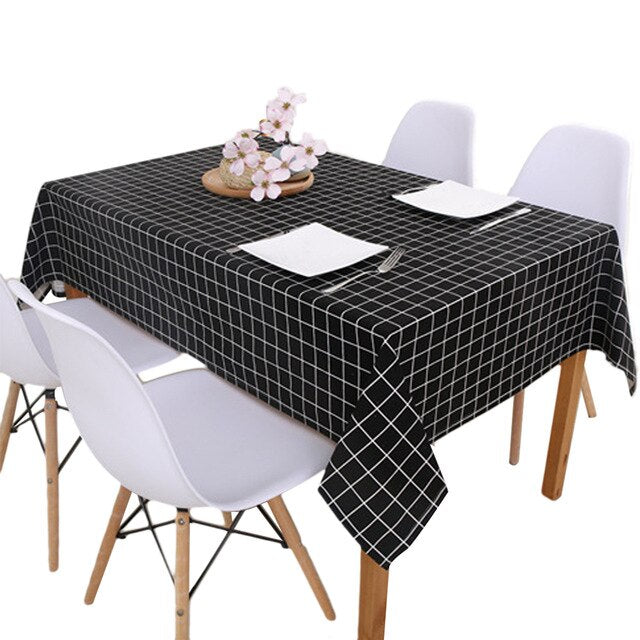 Cotton Linen Tablecloth Burford (5 Colors and 5 Sizes)