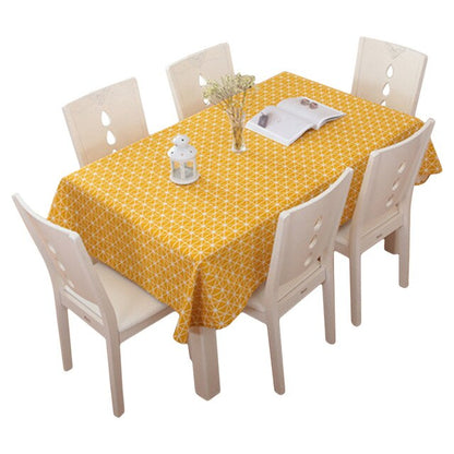 Cotton Linen Tablecloth Burford (5 Colors and 5 Sizes)
