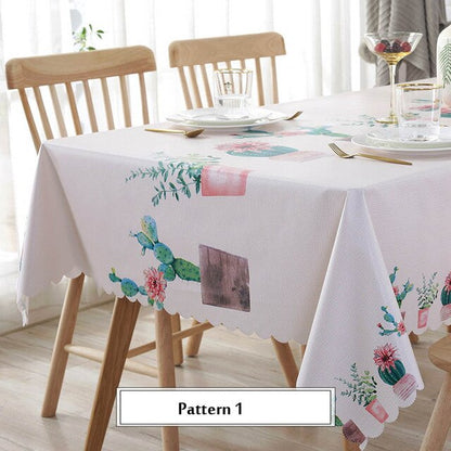 Waterproof Tablecloth Tadaussac (3 Colors and 6 Sizes)