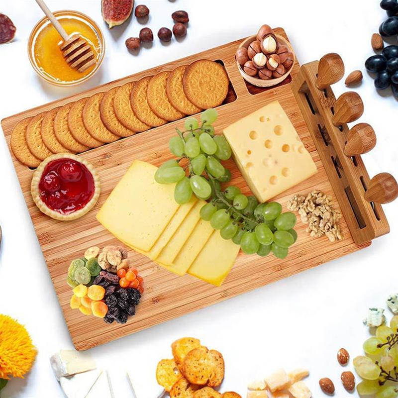 Cheese Cutting Board With Utensils Zar
