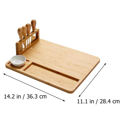 Cheese Cutting Board With Utensils Zar