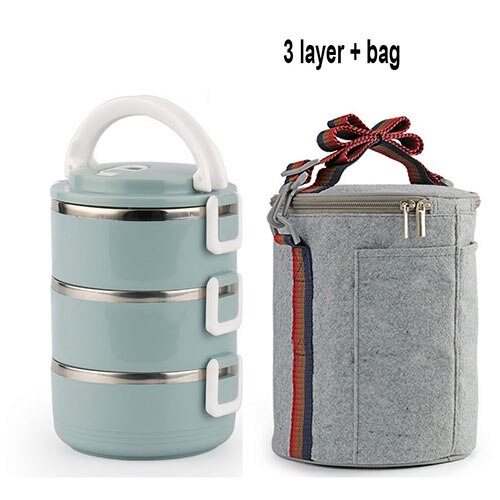 Stainless Steel Lunch Box Takotna (4 Colors)