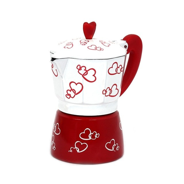 Red Heart Coffee Maker Sowa (2 Capacities)