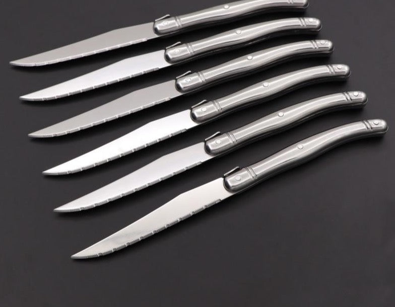 Set of 6 Steak Knife Blanc