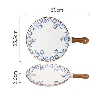 Plate with Wooden Handle Salvador (3 Models)