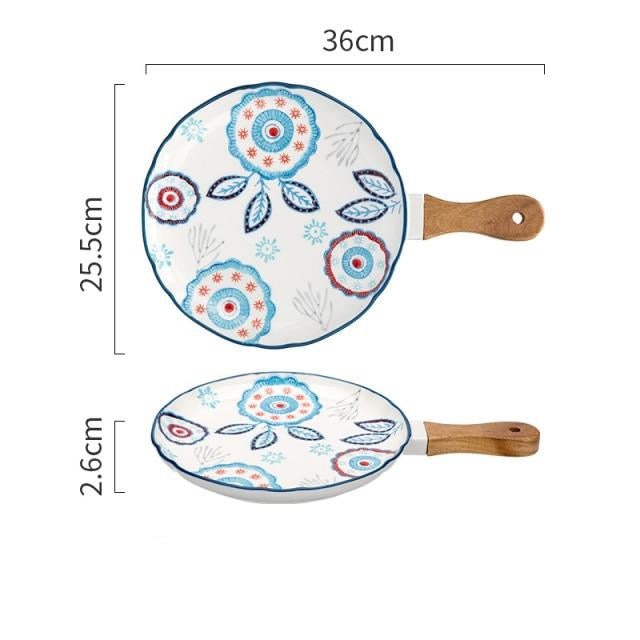 Plate with Wooden Handle Salvador (3 Models)
