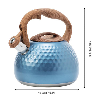 Stainless Steel Whistle Tea Kettle Bhan (2 Colors)