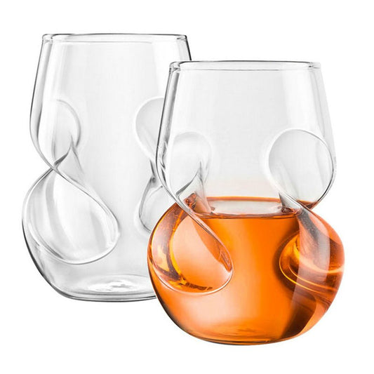 Rotate Whiskey Glass Jar