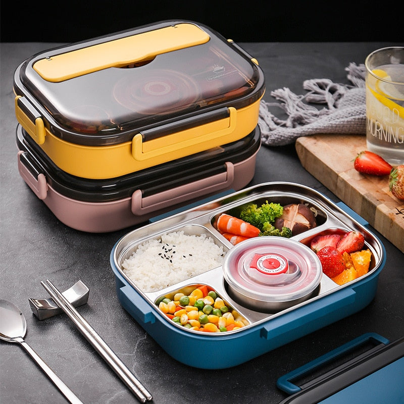 Stainless Steel Lunch Box Olivia (3 Colors)