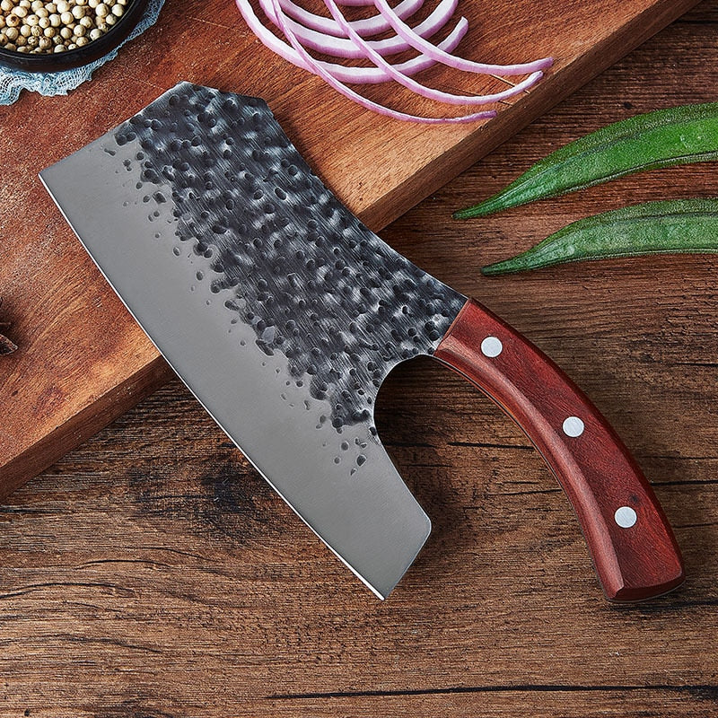 Handmade Forged Cleaver Knife Hay