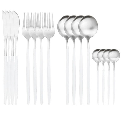 Stainless Steel Cutlery Set Banyoles (11 Colors)