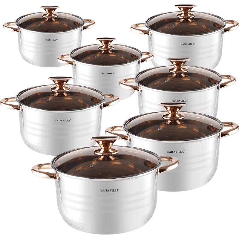 Stainless Steel Pots Rae (4 Sizes)