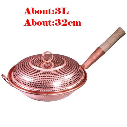 Pure Copper Wok Pembina (3 Sizes)