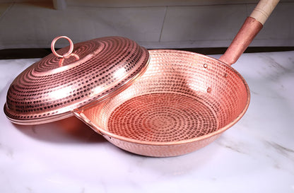 Pure Copper Wok Pembina (3 Sizes)
