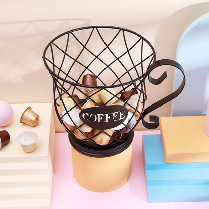 Coffee Capsule Storage Basket Fleming (2 Colors)