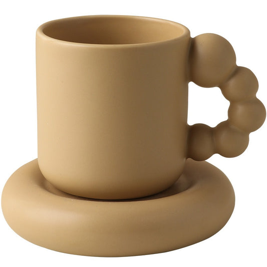 Creative Coffee Cup and Plate Taiya (5 Color)