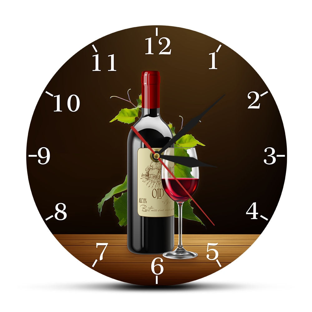 Wall Clock Wine (2 Models)