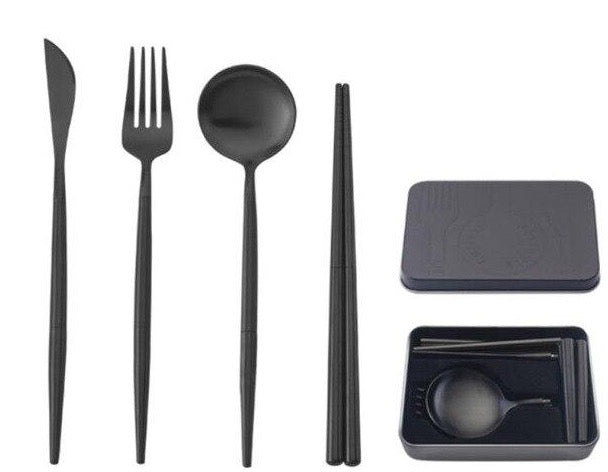Portable Cutlery Tableware Set Feale (8 Colors)