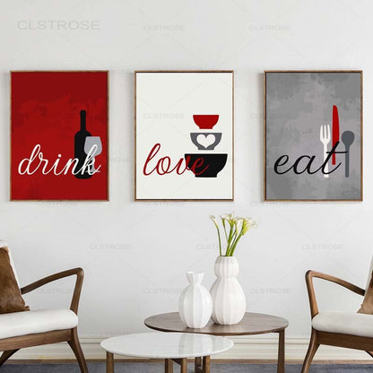 Kitchen Canvas Paul (3 Models and 2 Sizes)