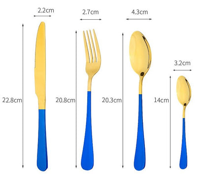 Elegant 24Pcs Cutlery Set Colorado (8 Colors)
