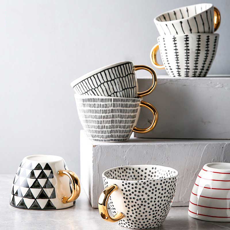 Geometric Ceramic Mug Devi (12 Models)