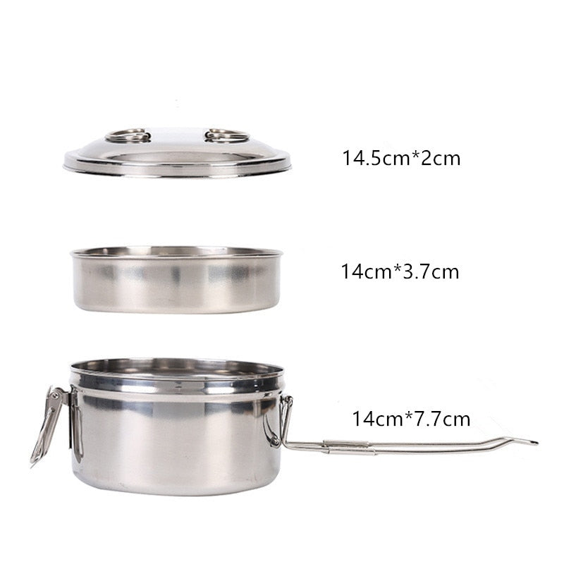 Stainless Steel Camping Pot Praxiteles