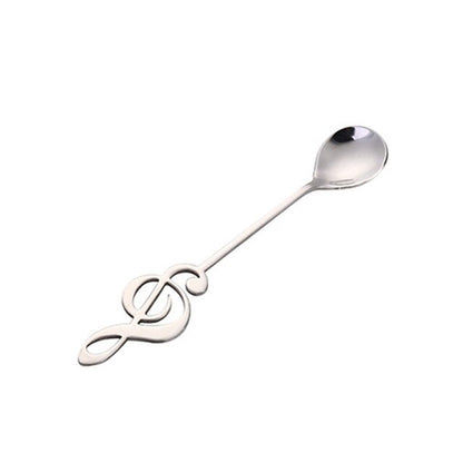 Stainless Steel Spoon Treble Clef (4 Colors)