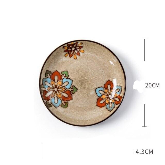 Decorative Plate Hand-Painted Mary (4 Models)