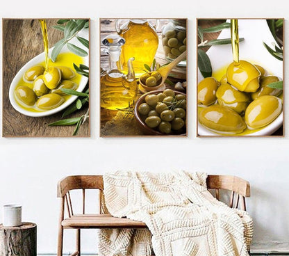 Olive Oil Canvas Set Jaen (3 Sizes)
